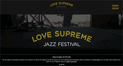 Desktop Screenshot of lovesupremefestival.com